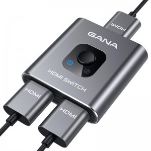 Gana HDMI Switch HDMI Splitter 4K@60Hz